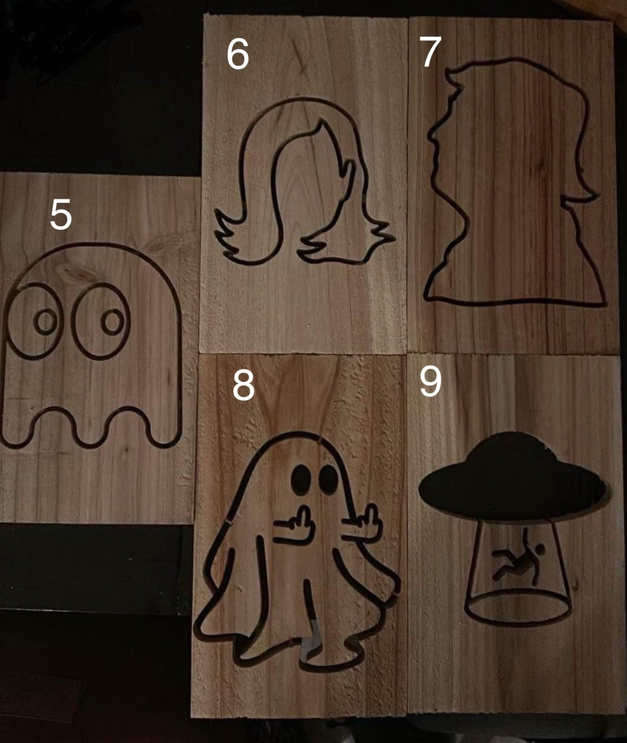 Wooden Jack O’ Lanterns