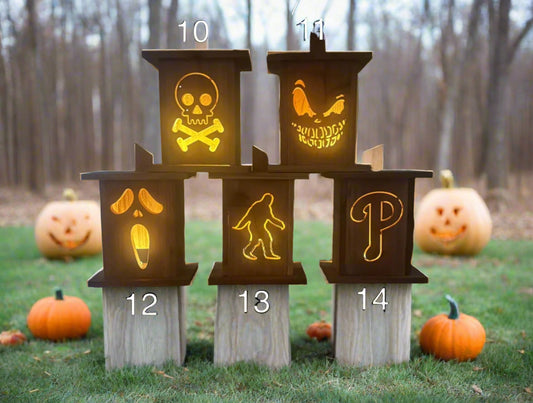Wooden Jack O’ Lanterns